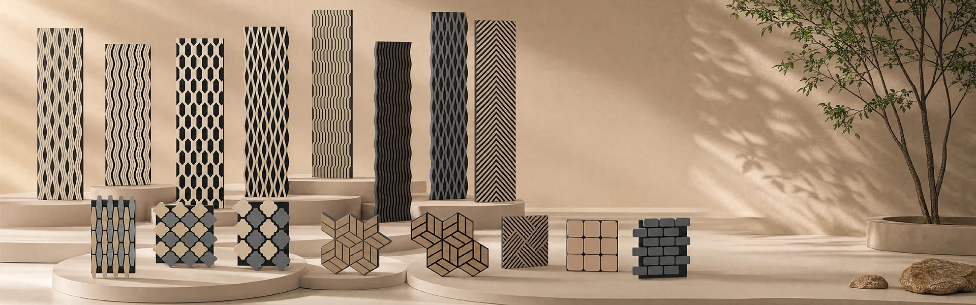 Панелҳои акустикии MDF