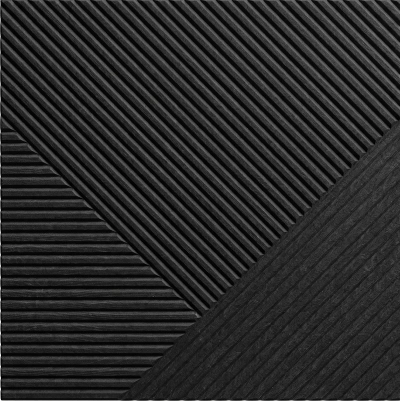 Wonear 3D-UV чоп Grooved PET ангиштсанг Ebony Panel Wonear 3D-UV чоп Grooved PET ангиштсанг Ebony Panel